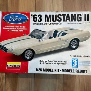 1963 Ford Mustang II Model Kit